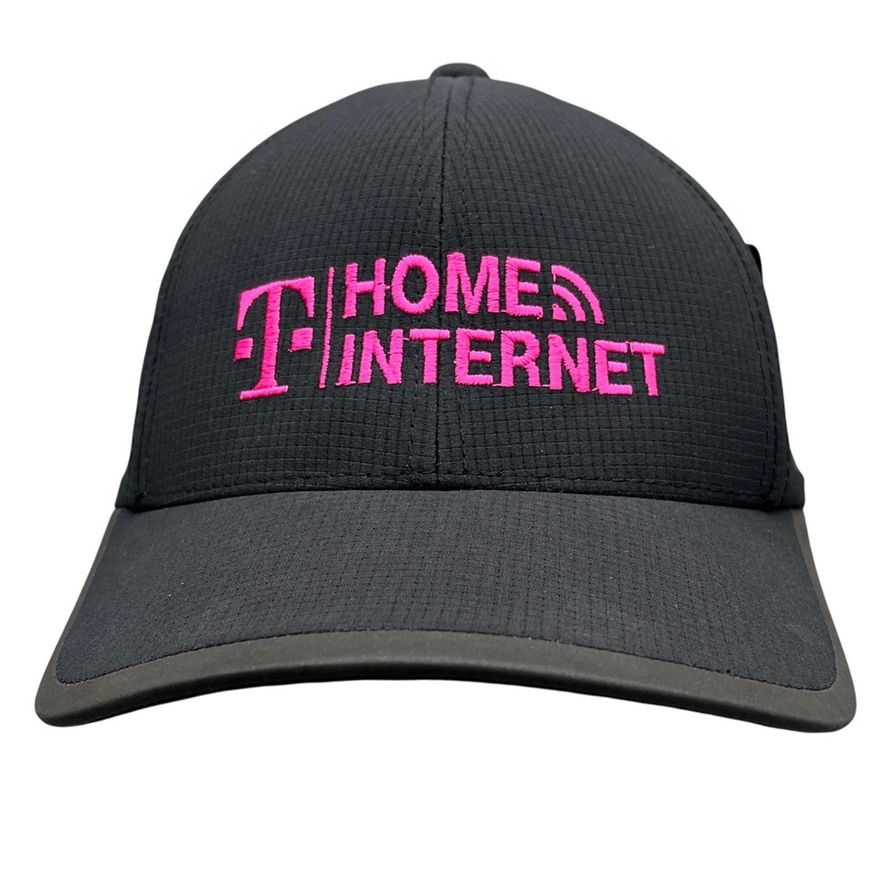 T-Mobile OGIO Hat Mens OS Black Pink Ripstop Performance Adjustable Tech Cap